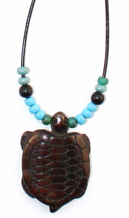 Bone Turtle Necklace
